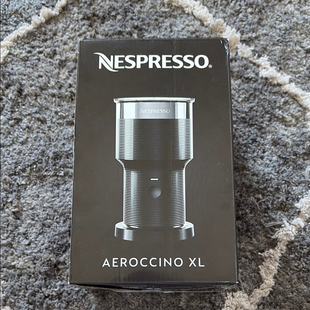 Nespresso Aeroccino XL Milk Frother - Sleek Black